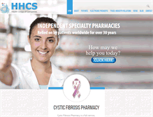 Tablet Screenshot of hhcs.com